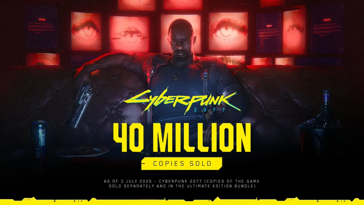 Cyberpunk 2077 Surpasses 40 Million Copies Sold Worldwide