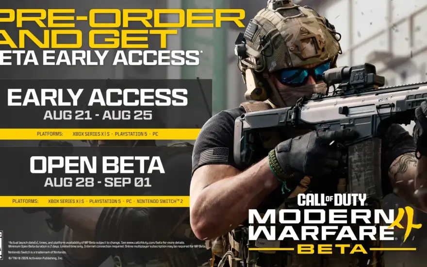 Modern Warfare 4 Open Beta Starts August 28 Across All Platforms