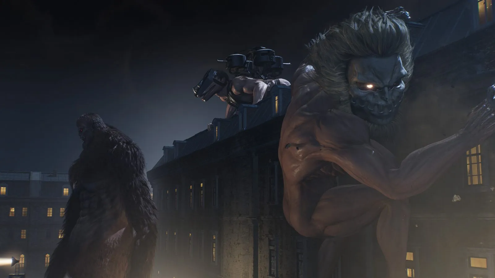 Attack on Titan 3 gameplay screenshot of exterior scouting missions with the Scout Regiment