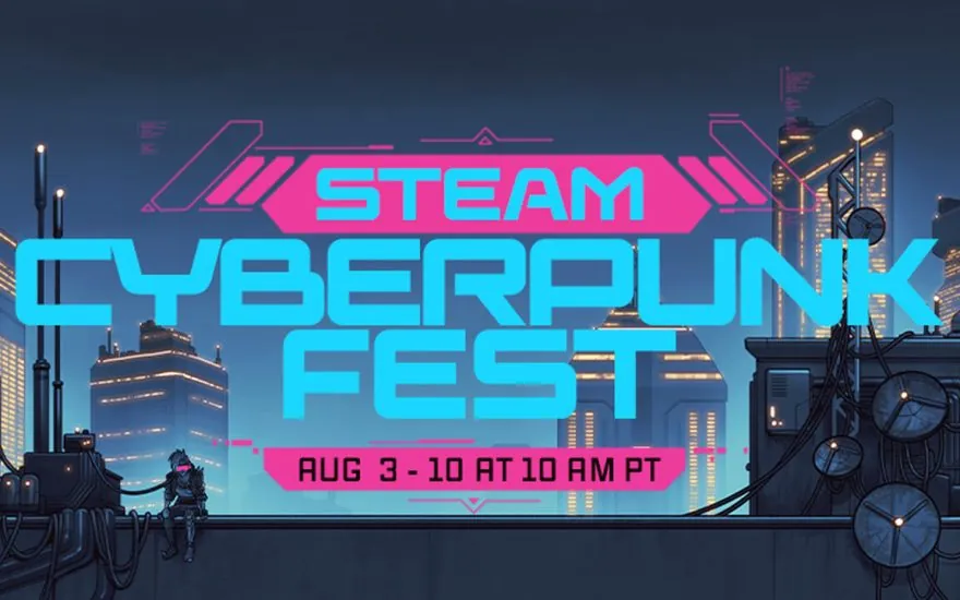 Steam Cyberpunk Fest 2026 banner art