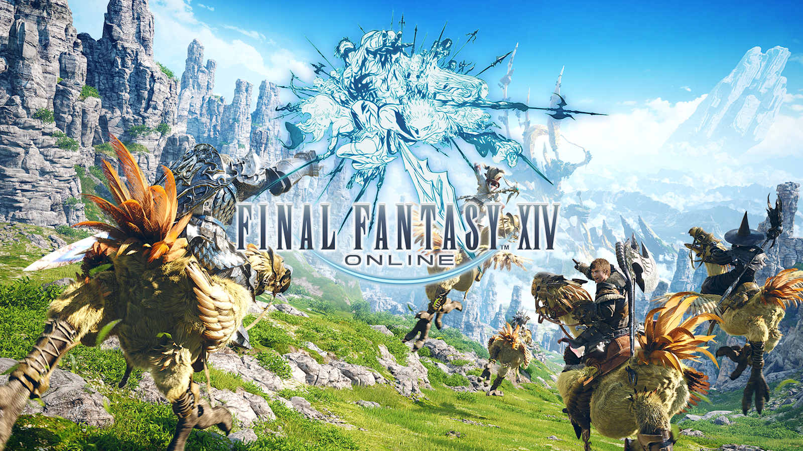 Official key art for Final Fantasy XIV, now available on Nintendo Switch 2