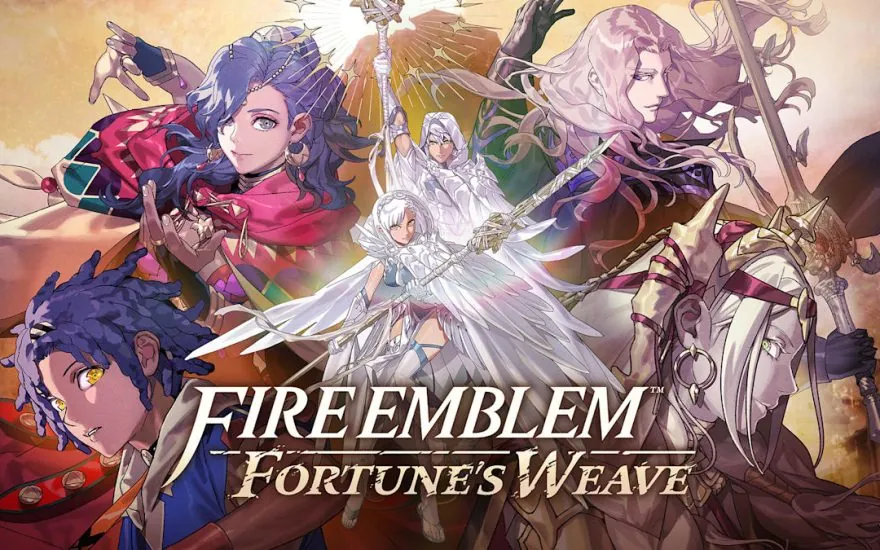 Fire Emblem: Fortune's Weave characters gathered for the Heroic Games