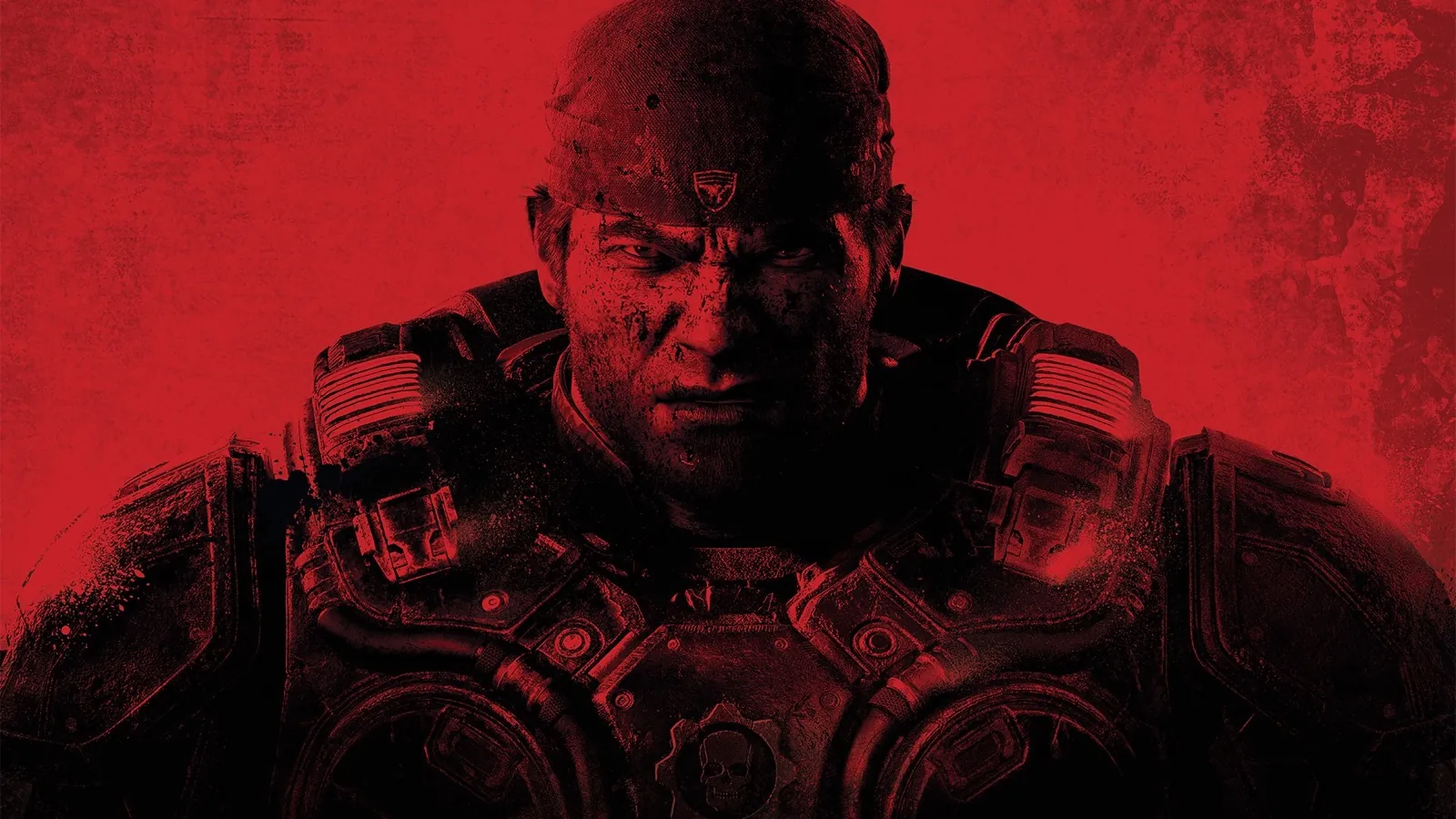 Battle-hardened Marcus Fenix in Gears of War: E-Day key art