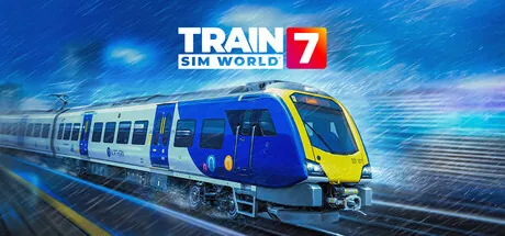Train Sim World 7 key art showing a high-speed train on a route