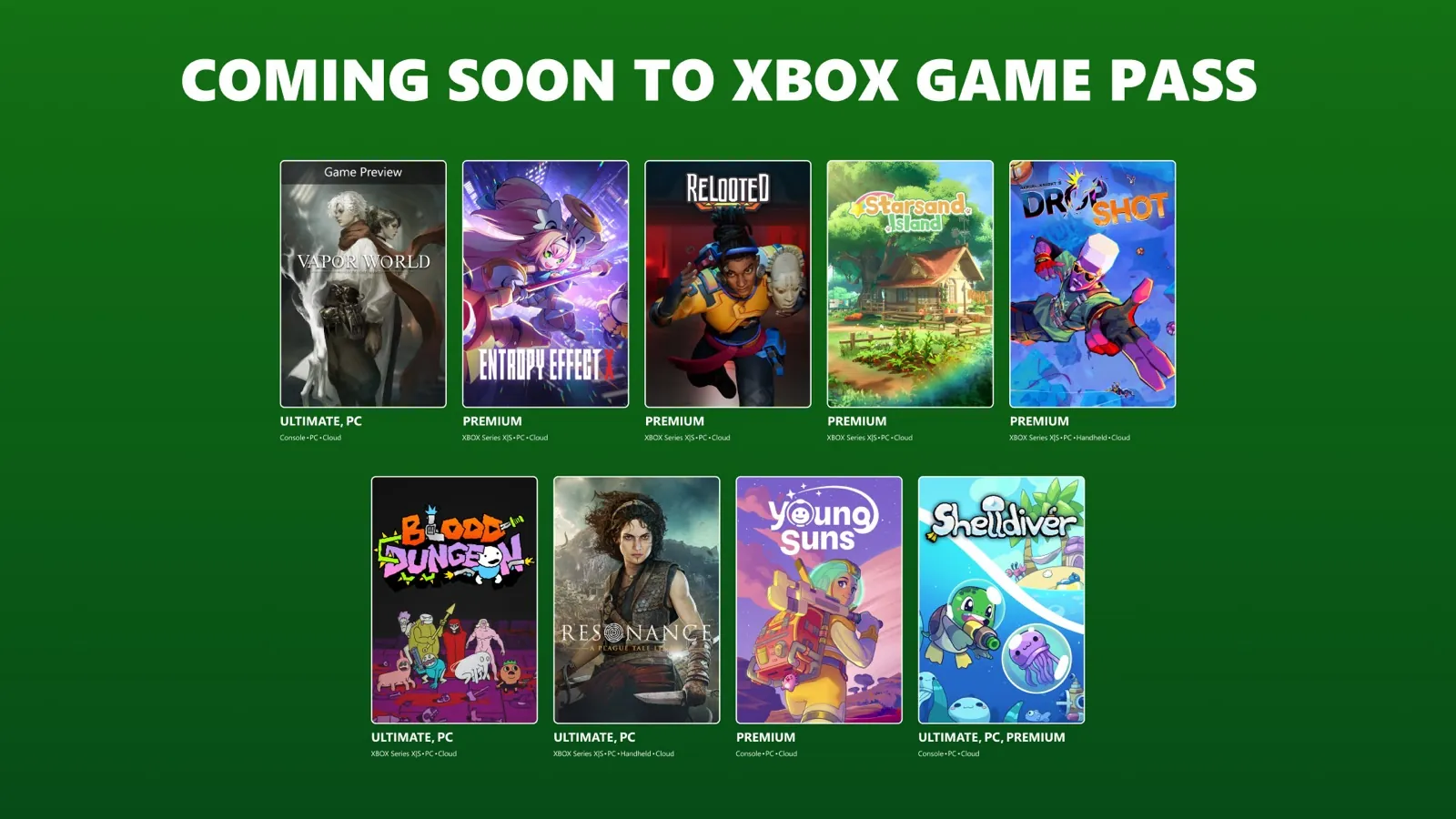 Xbox Game Pass August 2026 second wave coming soon key art