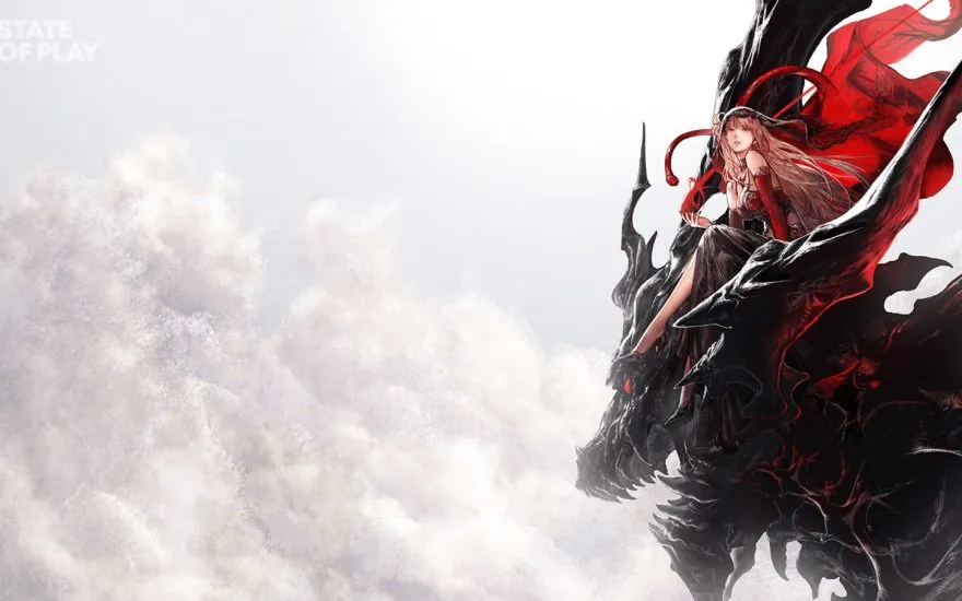 Final Fantasy Resonance pixel-art characters facing a glowing crystal landscape