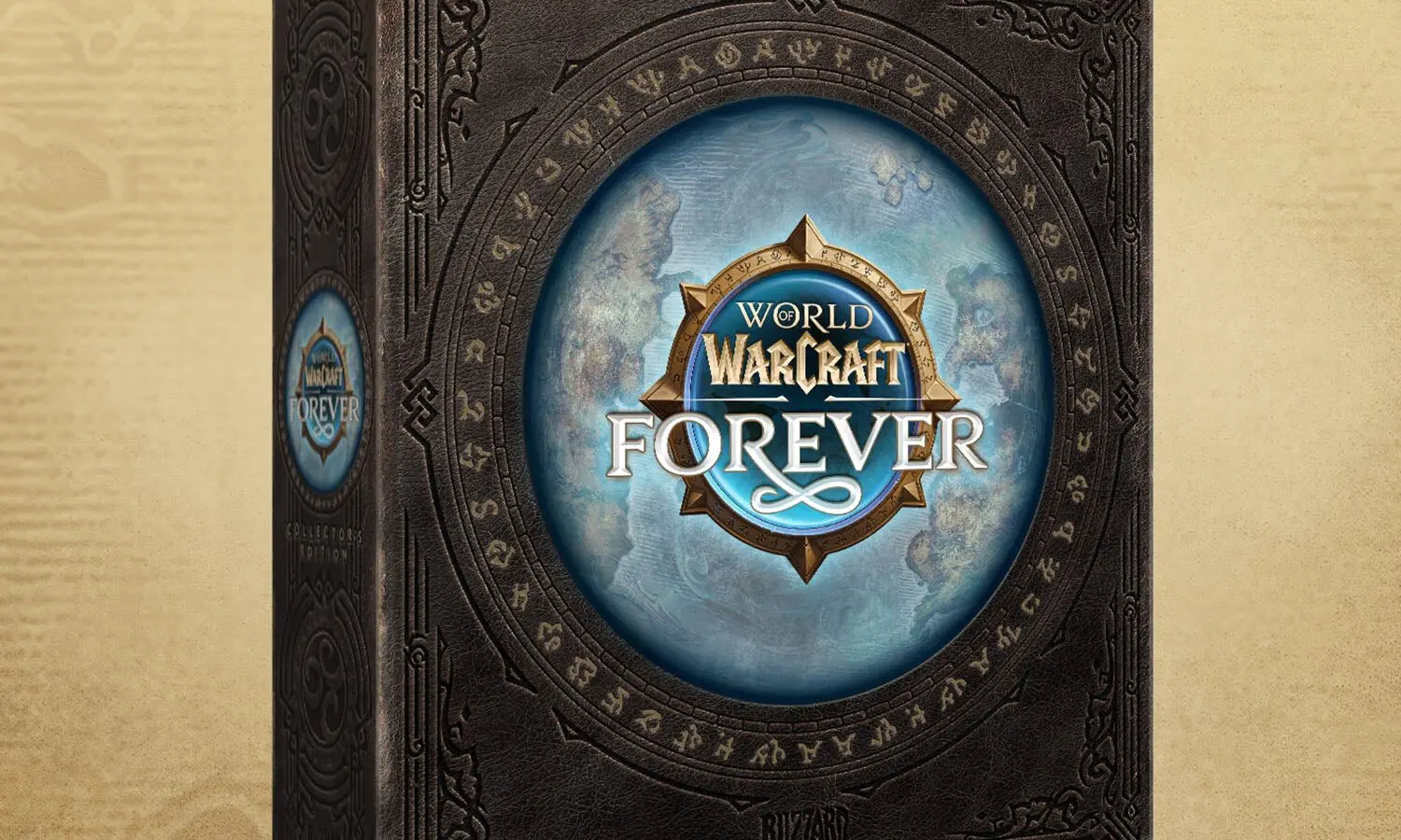 World of Warcraft: Forever Collector's Edition box displaying the Forever emblem